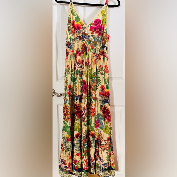 Magic Dresses & Skirts - Me 2 Magic Multicolor Floral Sleevless Maxi Dress Large